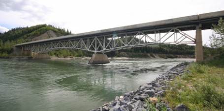 Hyland River Bridge Alaska Highway British Columbia